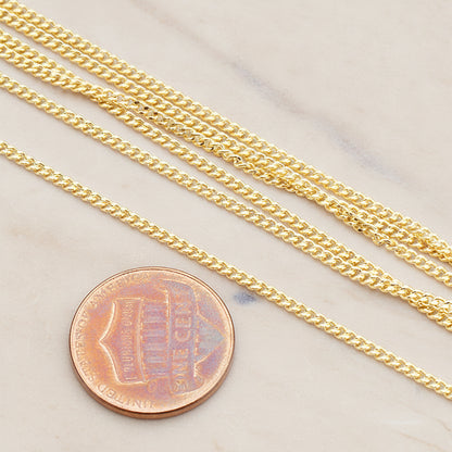 Small Flattened Twisted Chain, 1 Meter (CH.004)