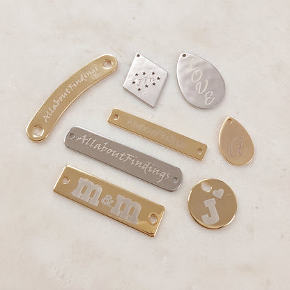 Triangle Shaped Metal Bead, 2 Pc (BD.027-02)