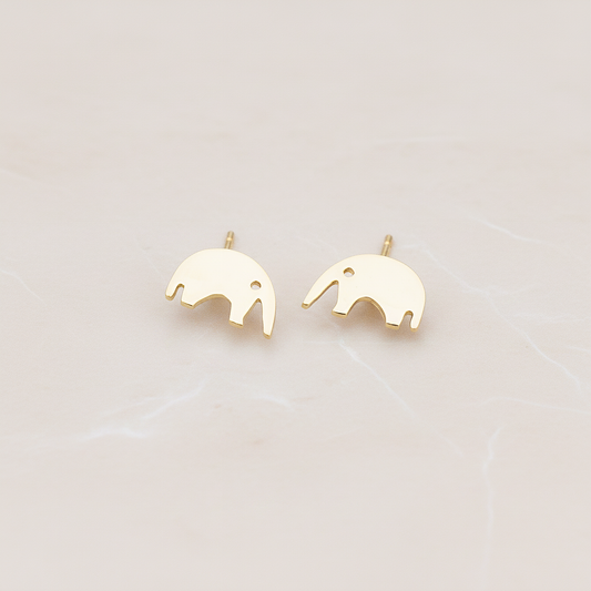 Tiny Elephant Ear Post, 2 Pc (ER.004)