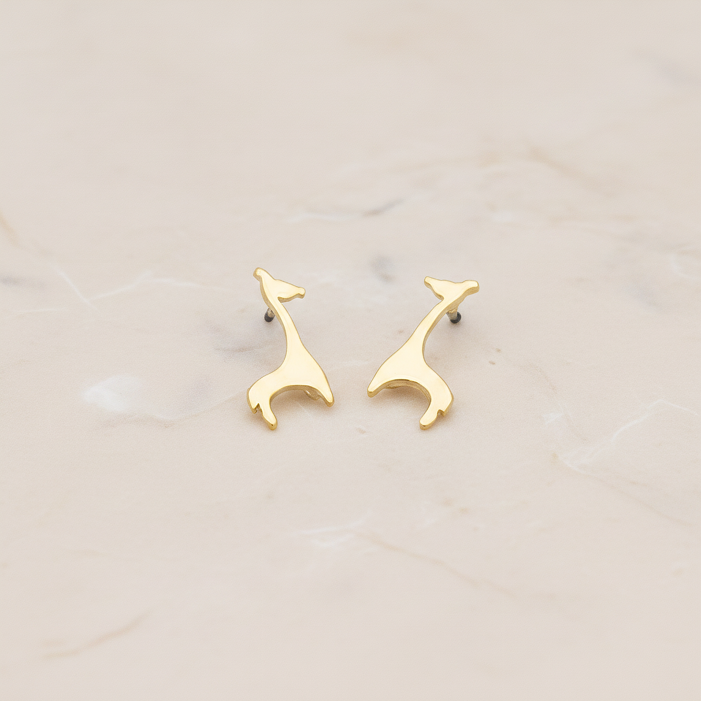 Tiny Giraffe Ear Post, 2 Pc (ER.005)