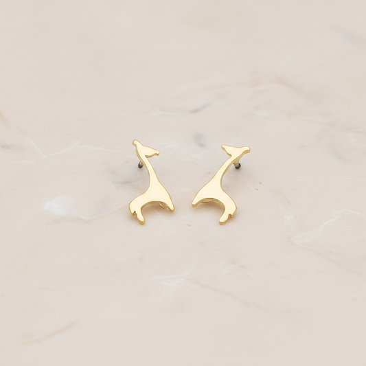 Tiny Giraffe Ear Post, 2 Pc (ER.005)