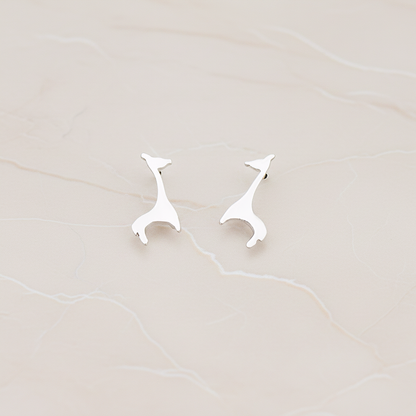 Tiny Giraffe Ear Post, 2 Pc (ER.005)