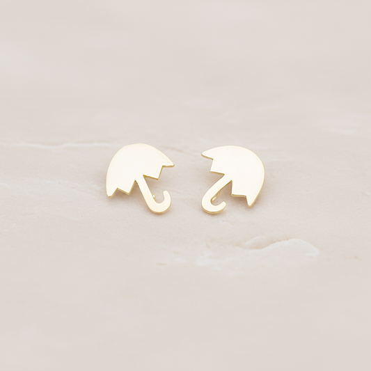 Mini Umbrella Ear Post, 2 Pc (ER.044)
