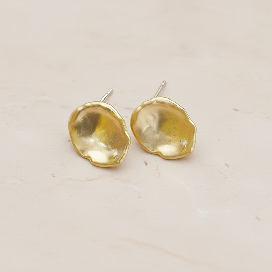 Organic Round Ear Post, 2 Pc (ER.163)