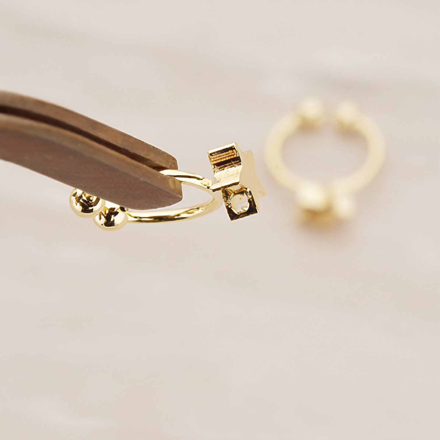 Mini Star Ear Cuff, 2 Pc - detail view 1 (ER.281)