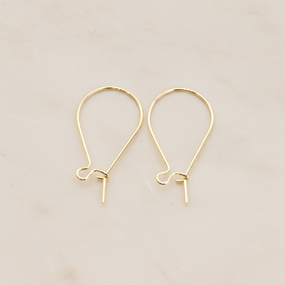 Kidney Ear Wire, 6 Pc (ER.312)
