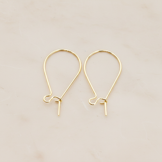 Kidney Ear Wire, 6 Pc (ER.312)