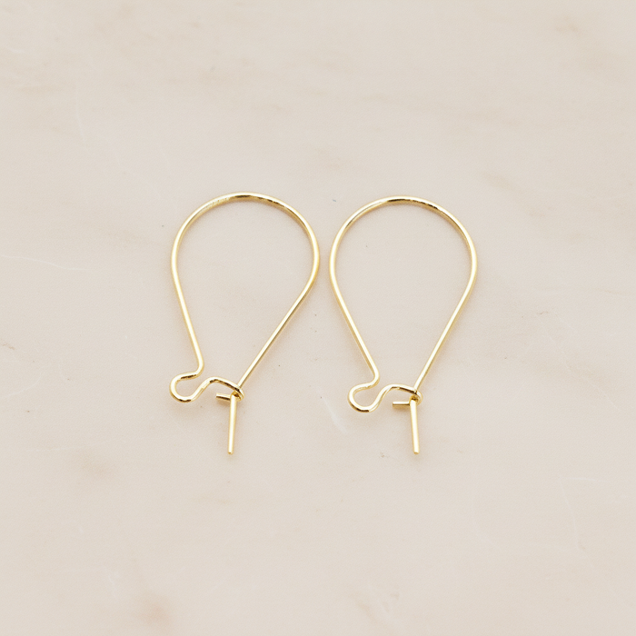 Kidney Ear Wire, 6 Pc (ER.312)