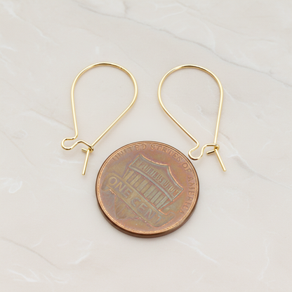 Kidney Ear Wire, 6 Pc (ER.312)