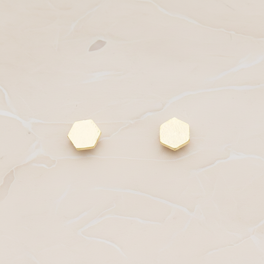 Satin Brushed Mini Star Ear Post, 2 Pc (ER.351-05)