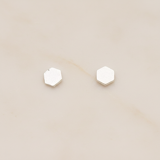 Satin Brushed Mini Star Ear Post, 2 Pc (ER.351-05)