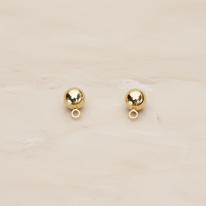 5mm Round Ball Ear Post, 2 Pc (ER.362)