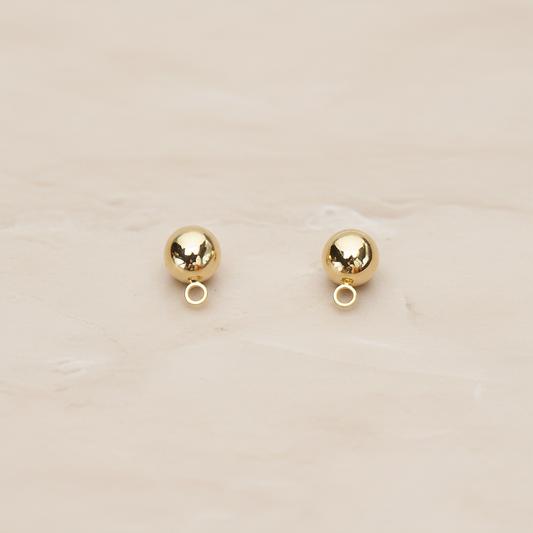 5mm Round Ball Ear Post, 2 Pc (ER.362)