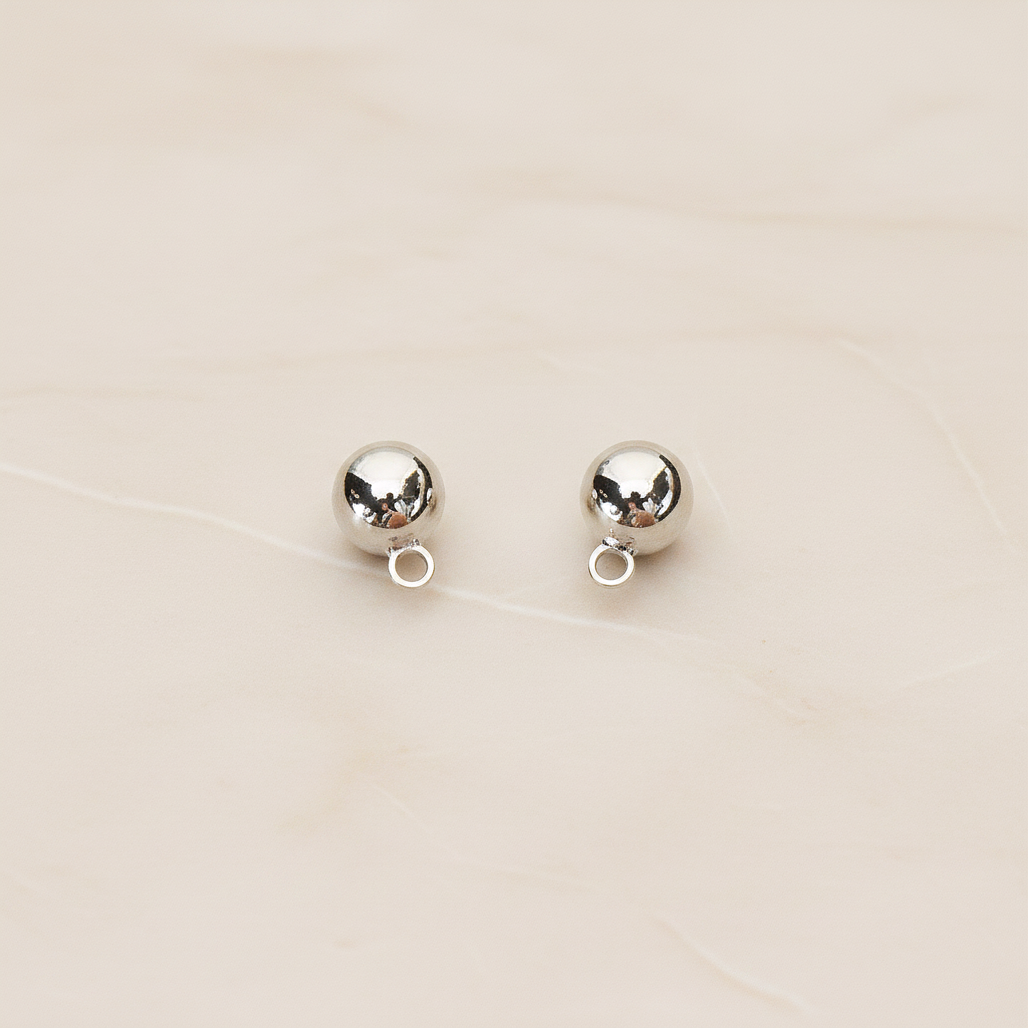 5mm Round Ball Ear Post, 2 Pc (ER.362)