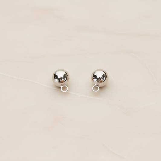 5mm Round Ball Ear Post, 2 Pc (ER.362)