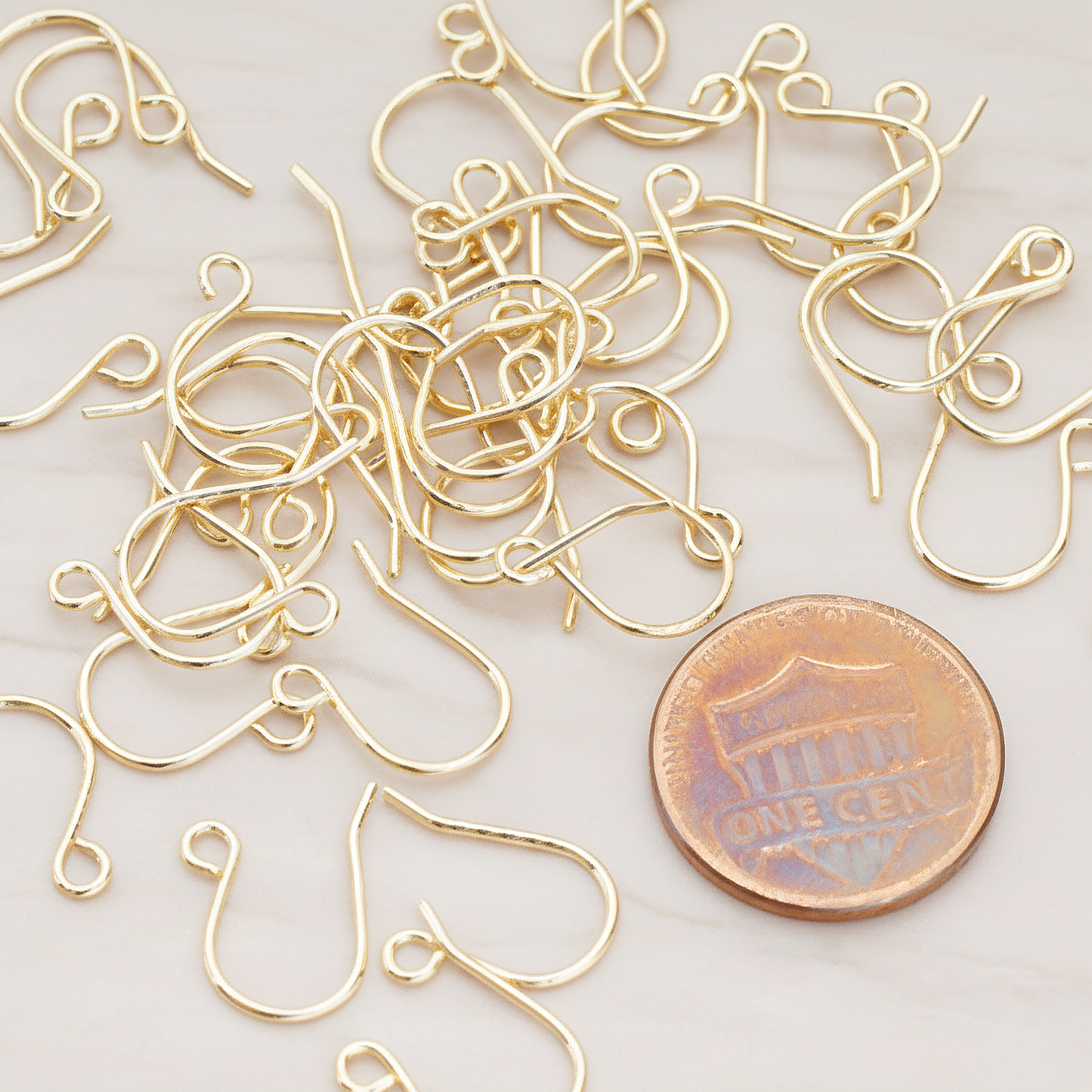 Short French Earwire, 20 Pc - detail view 2 (ER.651)