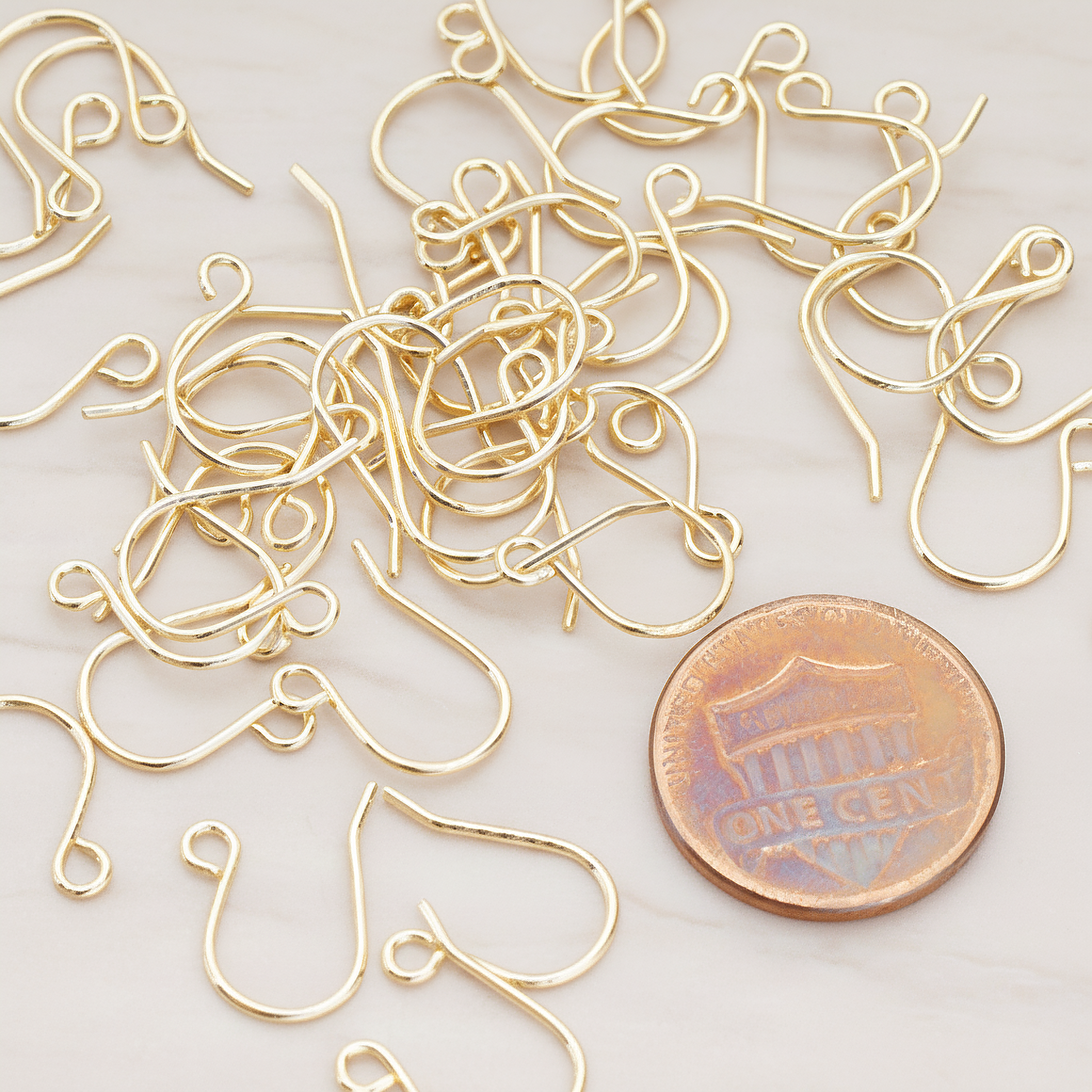 Short French Earwire, 20 Pc - detail view 2 (ER.651)