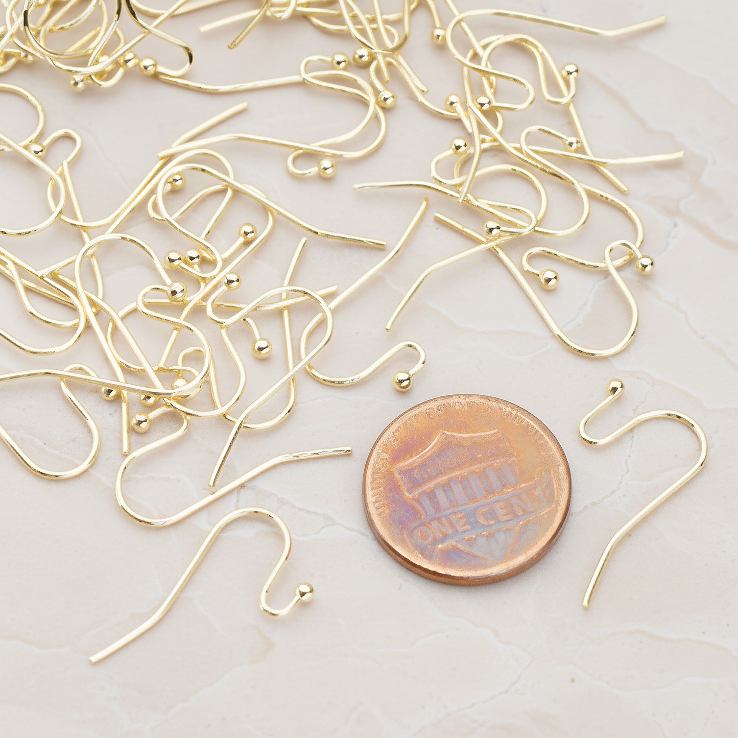 Ball End French Earwire, 10 Pc (ER.652)