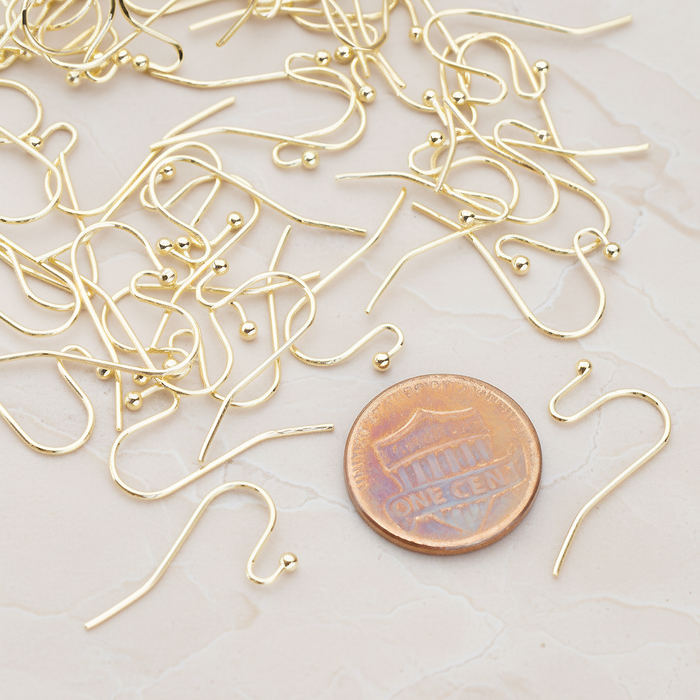 Ball End French Earwire, 10 Pc (ER.652)