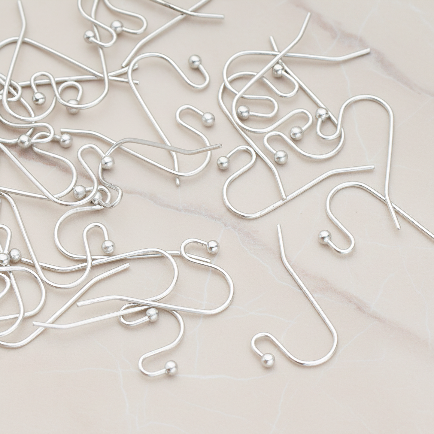 Ball End French Earwire, 10 Pc (ER.652)