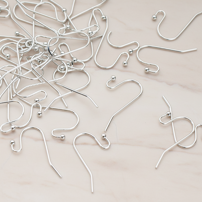 Ball End French Earwire, 10 Pc (ER.652)
