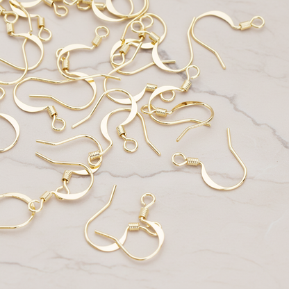 Spring French Earwire, 8 Pc (ER.654)