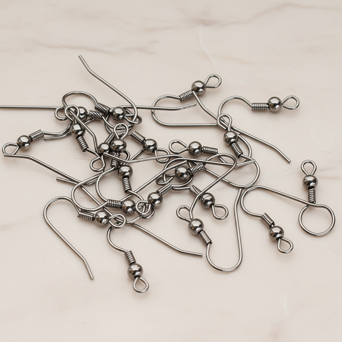 Spring French Earwire, 8 Pc (ER.654)