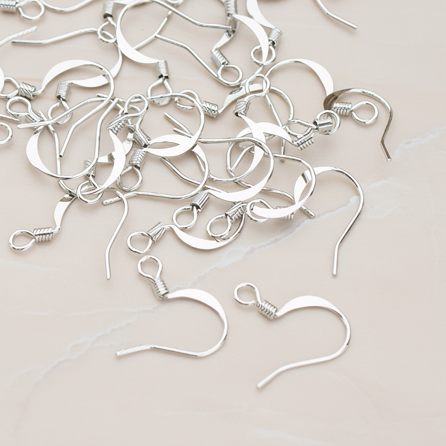 Spring French Earwire, 8 Pc (ER.654)