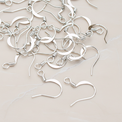 Spring French Earwire, 8 Pc (ER.654)