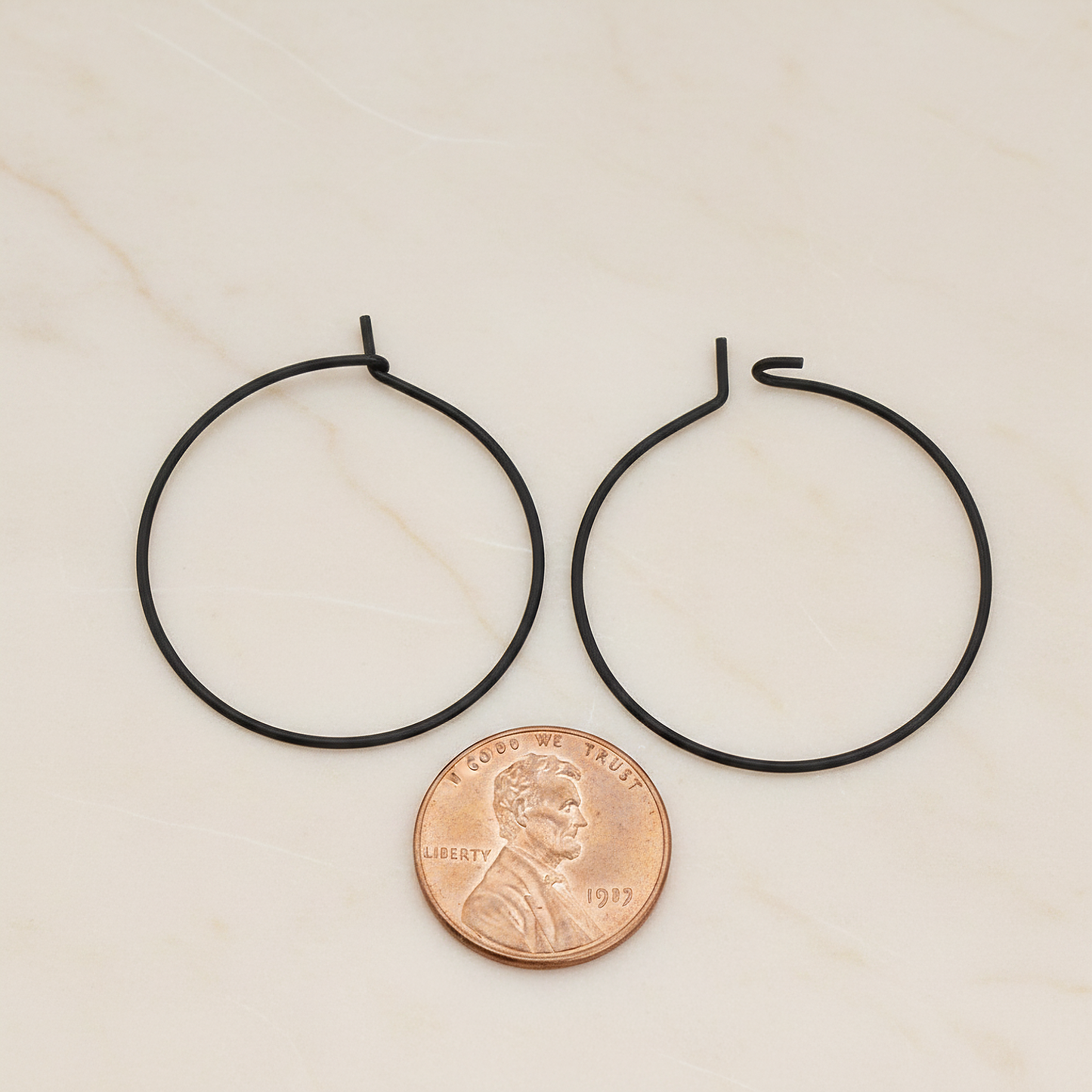 30mm Hoop Earwire, 6 Pc (ER.660)