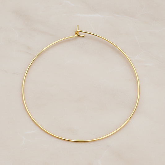 50mm Hoop Earwire, 6 Pc (ER.661)