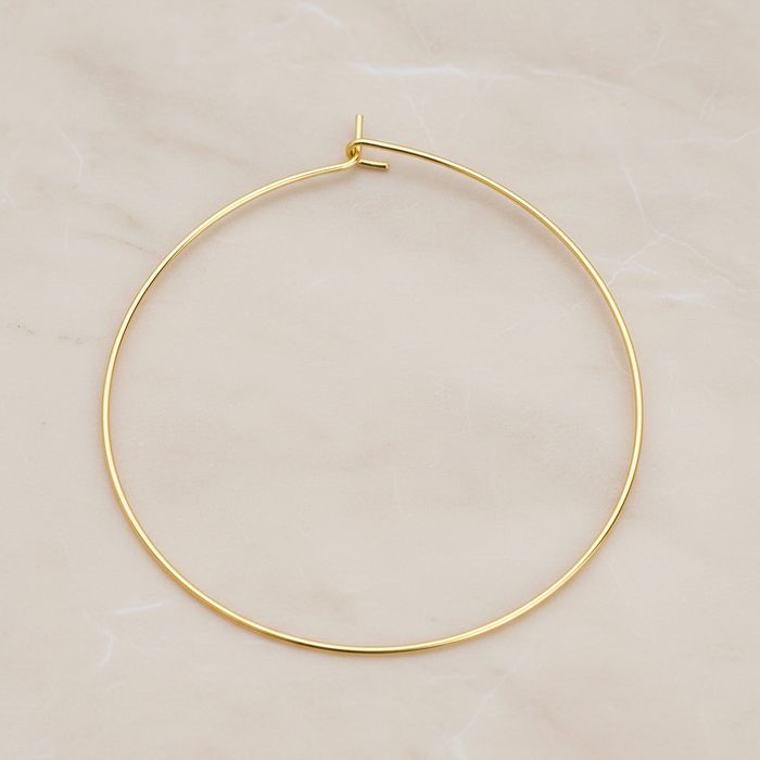 50mm Hoop Earwire, 6 Pc (ER.661)