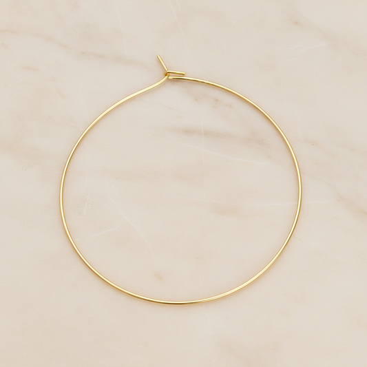 50mm Hoop Earwire, 6 Pc (ER.661)