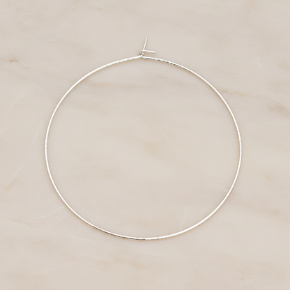 50mm Hoop Earwire, 6 Pc (ER.661)