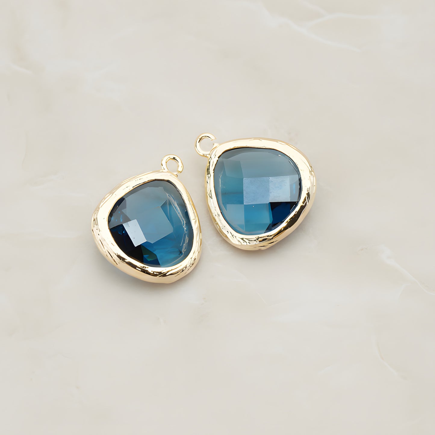 Organic Framed Glass Pendant, 2 Pc (FS.060)