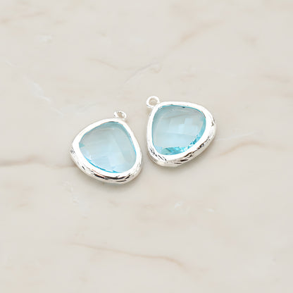 Organic Framed Glass Pendant, 2 Pc (FS.060)