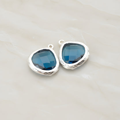 Organic Framed Glass Pendant, 2 Pc (FS.060)