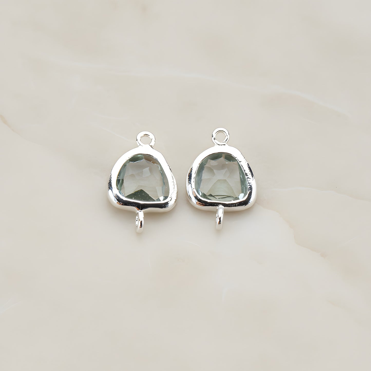 Nugget Framed Glass Connector, 2 Pc (FS.120)
