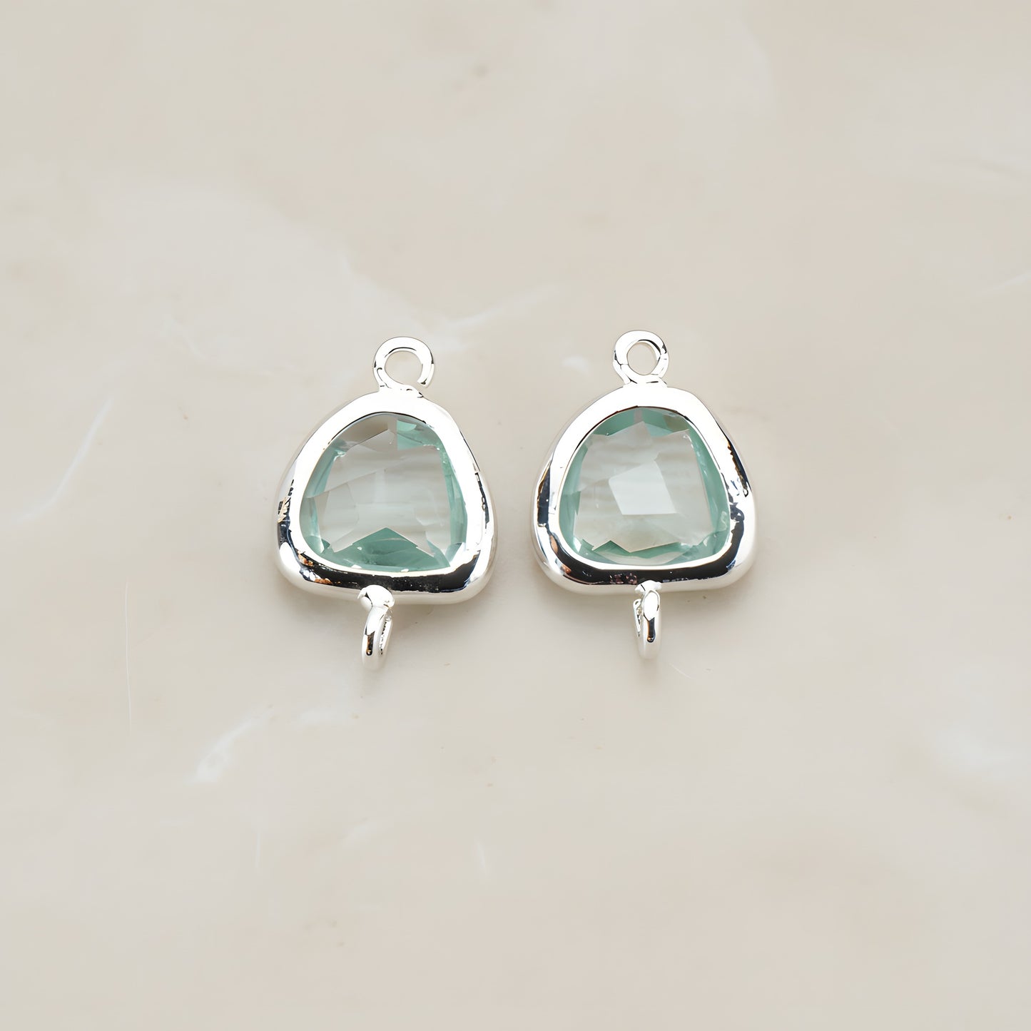 Nugget Framed Glass Connector, 2 Pc (FS.120)
