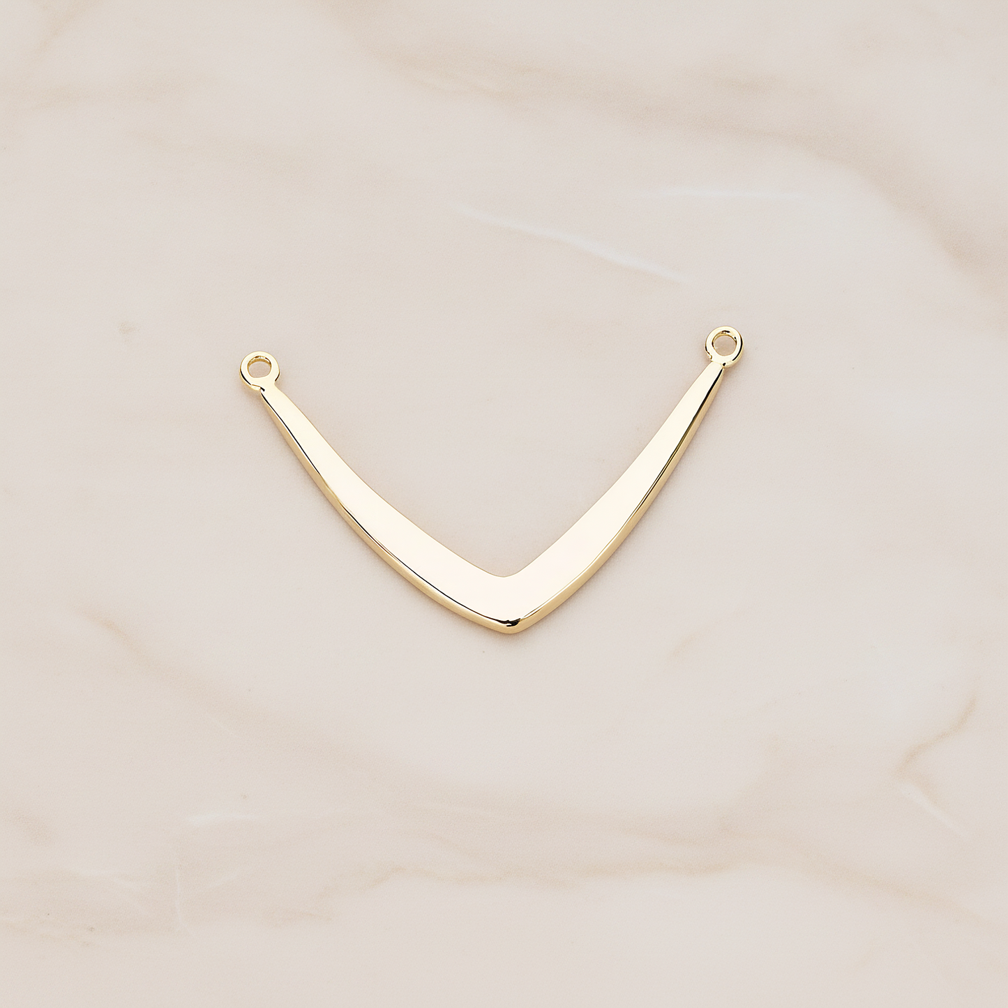 V Shaped Ver.2 Pendant, 2 Pc on warm marble background (PD.1142)