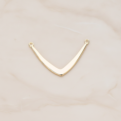 V Shaped Ver.2 Pendant, 2 Pc on warm marble background (PD.1142)
