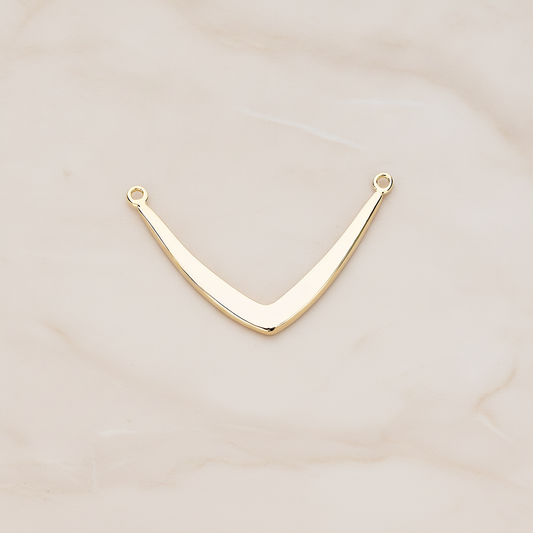 V Shaped Ver.2 Pendant, 2 Pc on warm marble background (PD.1142)