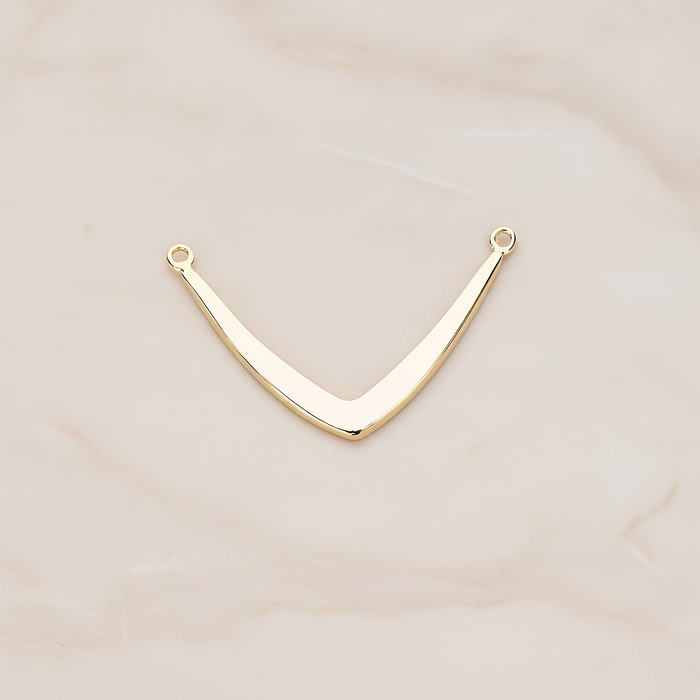 V Shaped Ver.2 Pendant, 2 Pc on warm marble background (PD.1142)