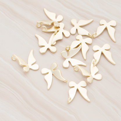Small Butterfly Pendant, 2 Pc on warm marble background (PD.1017)