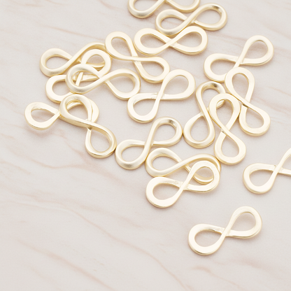 Infinity Link Pendant, 2 Pc on warm marble background (PD.1019)