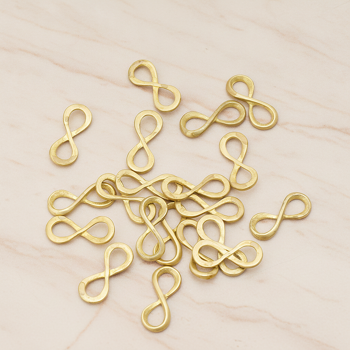 Infinity Link Pendant, 2 Pc on warm marble background (PD.1019)