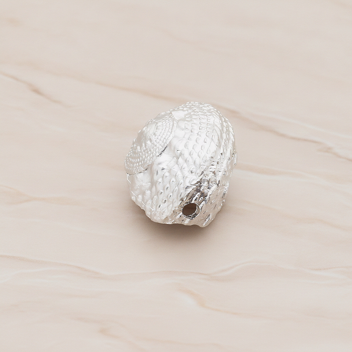 Conch Seashell Ver.2 Pendant, 2 Pc on warm marble background (PD.1052)