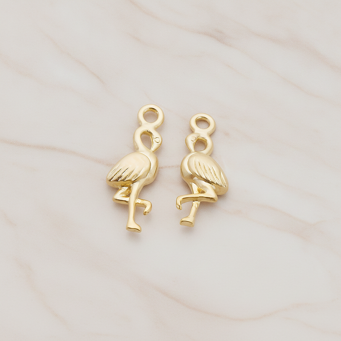 Crane Pendant, 2 Pc on warm marble background (PD.1074)