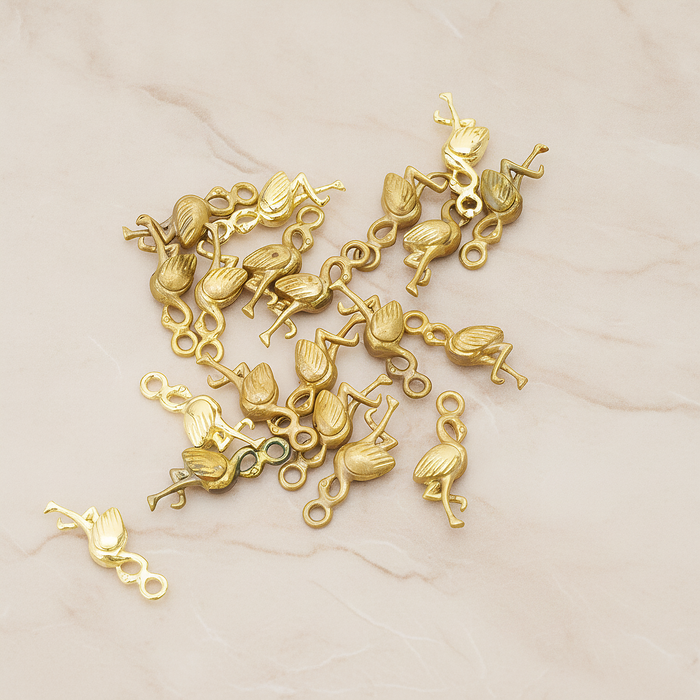 Crane Pendant, 2 Pc on warm marble background (PD.1074)