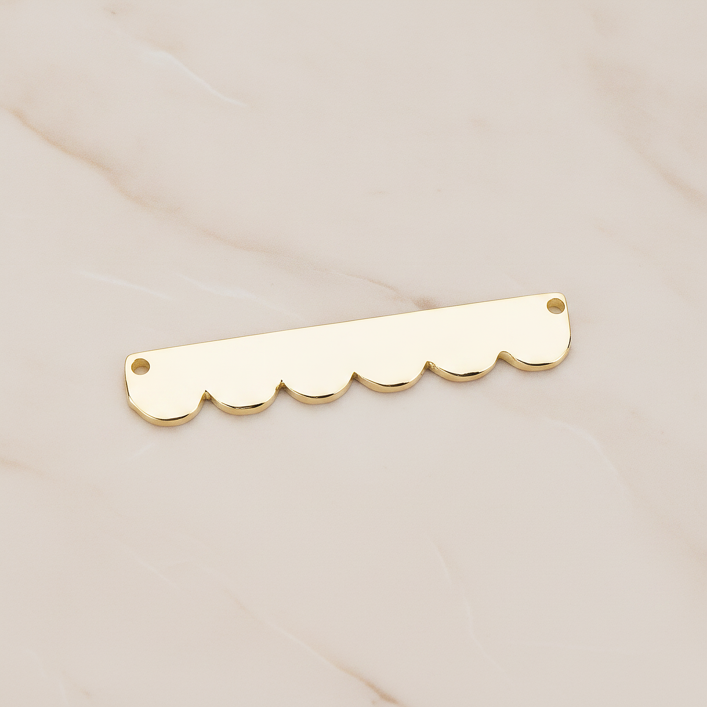Long Bubble Cloud Ver.2 Pendant, 2 Pc on warm marble background (PD.1145)